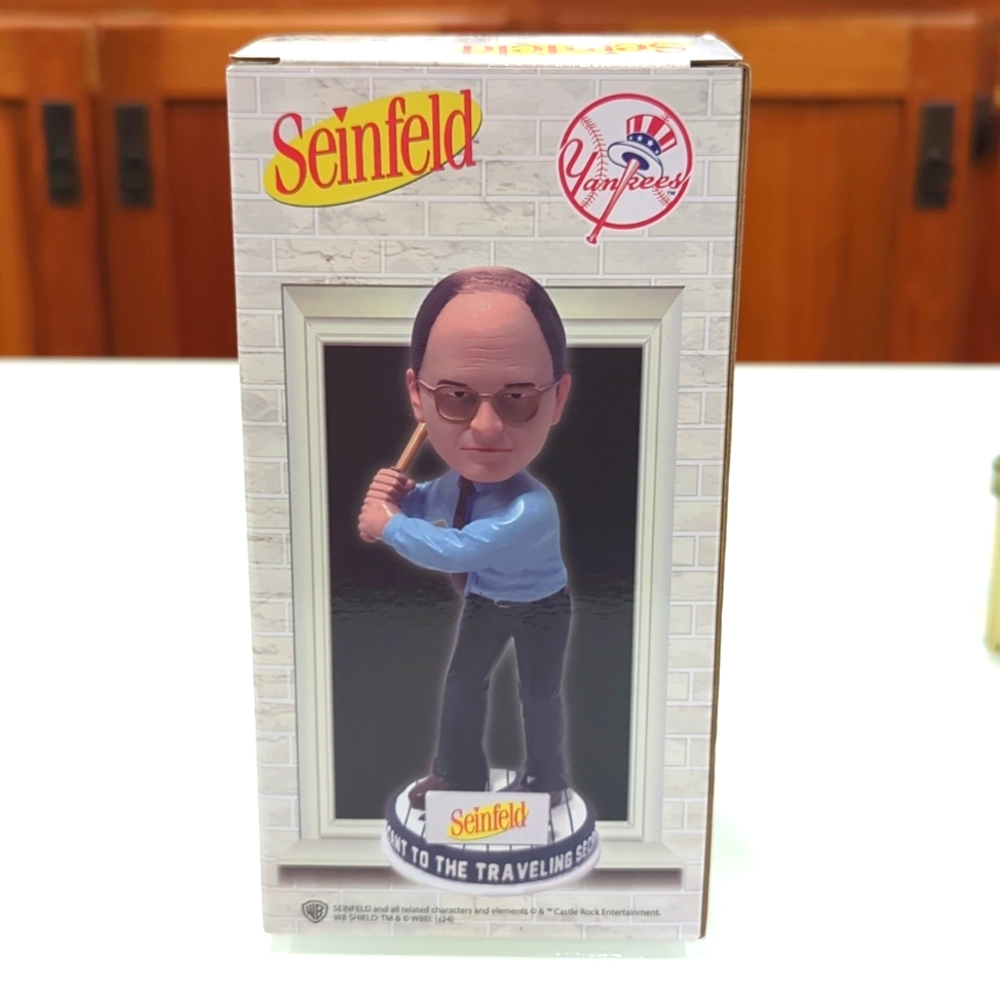 New York Yankees x Seinfeld - George Costanza Bobblehead Collectible
